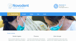 Desktop Screenshot of novodent.cz