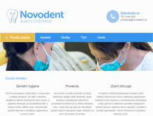 Tablet Screenshot of novodent.cz