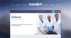 Desktop Screenshot of novodent.nl