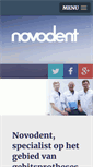 Mobile Screenshot of novodent.nl